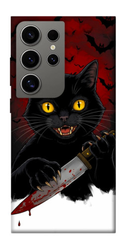 Чехол itsPrint Horror lucky cat для Samsung Galaxy S24 Ultra