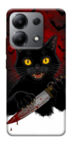 Чехол itsPrint Horror lucky cat для Xiaomi Redmi Note 13 4G