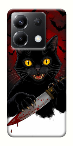 Чехол itsPrint Horror lucky cat для Xiaomi Poco X6