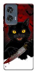 Чехол itsPrint Horror lucky cat для Motorola Edge 50 Fusion