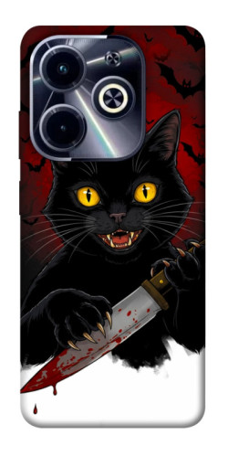 Чехол itsPrint Horror lucky cat для Infinix Hot 40i
