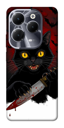 Чехол itsPrint Horror lucky cat для Infinix Hot 40