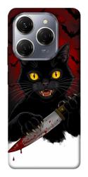 Чохол itsPrint Horror lucky cat для TECNO Spark 20 Pro