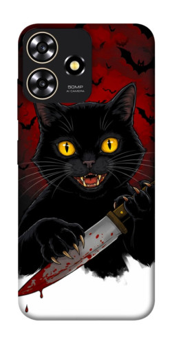 Чехол itsPrint Horror lucky cat для ZTE Blade A73 4G