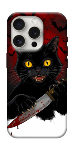 Чехол itsPrint Horror lucky cat для Apple iPhone 16 Pro Max (6.9")