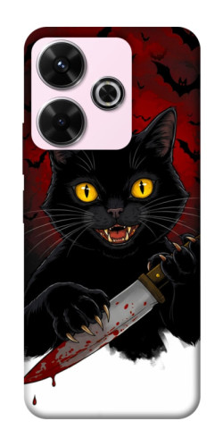 Чехол itsPrint Horror lucky cat для Xiaomi Redmi 13 4G / Poco M6 4G