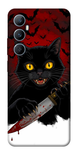 Чехол itsPrint Horror lucky cat для Realme C65 4G
