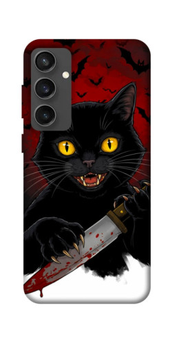 Чехол itsPrint Horror lucky cat для Samsung Galaxy S24 FE