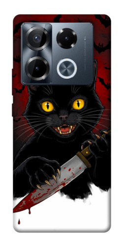 Чехол itsPrint Horror lucky cat для Infinix Note 40 Pro 4G