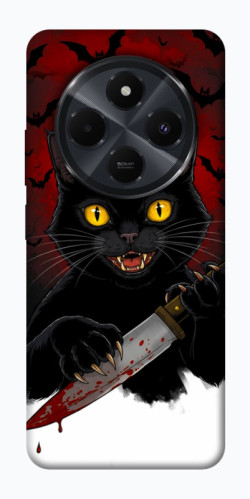 Чехол itsPrint Horror lucky cat для Xiaomi Redmi 14C / Poco C75