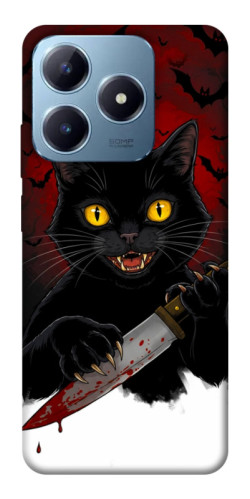 Чехол itsPrint Horror lucky cat для Realme C63 4G