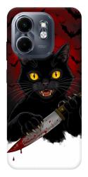 Чехол itsPrint Horror lucky cat для Infinix Smart 9 4G / Hot 50i