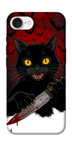 Чехол itsPrint Horror lucky cat для Apple iPhone 16e (6.1")