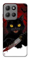 Чехол itsPrint Horror lucky cat для Motorola Moto G15 4G
