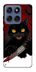 Чехол itsPrint Horror lucky cat для Motorola Edge 60 Fusion