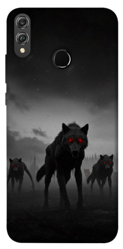 Чохол itsPrint Horror wolfs для Huawei Honor 8X