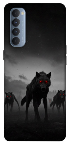 Чехол itsPrint Horror wolfs для Oppo Reno 4 Pro
