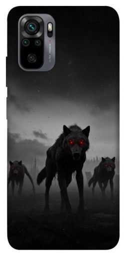 Чохол itsPrint Horror wolfs для Xiaomi Redmi Note 10 / Note 10s
