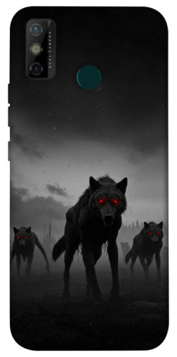 Чохол itsPrint Horror wolfs для TECNO Spark 6 Go