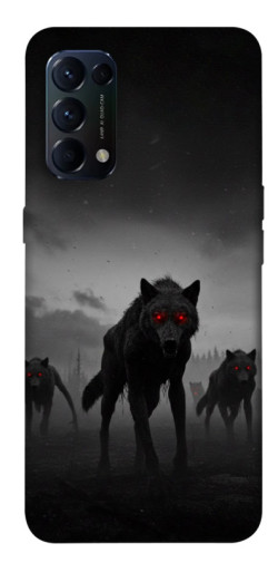 Чехол itsPrint Horror wolfs для Oppo Reno 5 4G