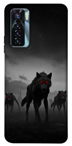 Чехол itsPrint Horror wolfs для TECNO Camon 17 Pro