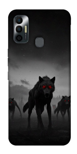 Чохол itsPrint Horror wolfs для TECNO Spark 7