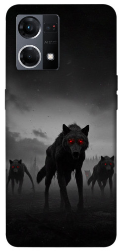 Чехол itsPrint Horror wolfs для Oppo Reno 7 4G
