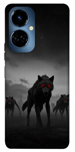 Чохол itsPrint Horror wolfs для TECNO Camon 19 (CI6n) / 19 Pro (CI8n)