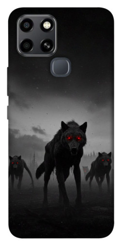 Чехол itsPrint Horror wolfs для Infinix Smart 6