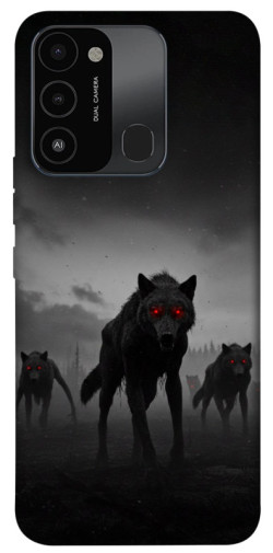 Чехол itsPrint Horror wolfs для Tecno Spark Go 2022 (KG5m)