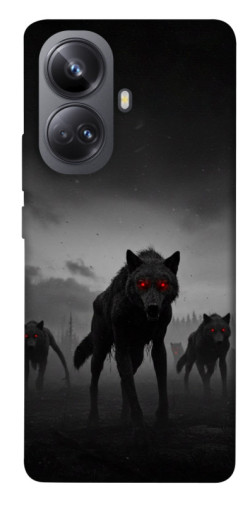 Чехол itsPrint Horror wolfs для Realme 10 Pro+