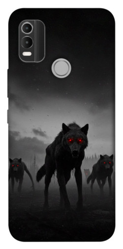 Чехол itsPrint Horror wolfs для Nokia C21 Plus