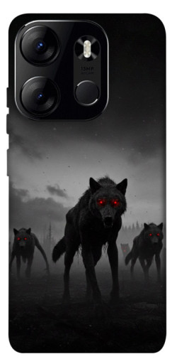 Чехол itsPrint Horror wolfs для Tecno Spark Go 2023