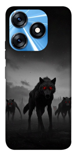 Чохол itsPrint Horror wolfs для TECNO Spark 10 Pro