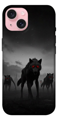 Чехол itsPrint Horror wolfs для Apple iPhone 15 (6.1")