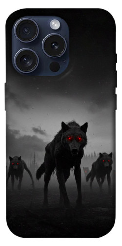 Чехол itsPrint Horror wolfs для Apple iPhone 15 Pro (6.1")