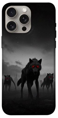 Чехол itsPrint Horror wolfs для Apple iPhone 15 Pro Max (6.7")