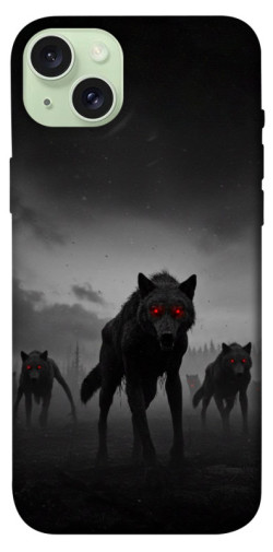 Чехол itsPrint Horror wolfs для Apple iPhone 15 Plus (6.7")