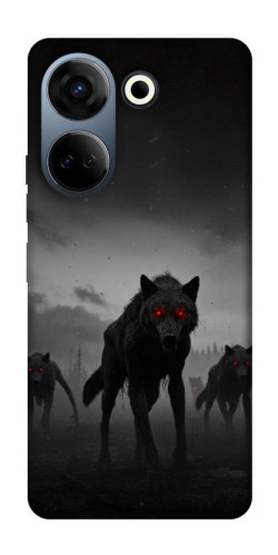 Чехол itsPrint Horror wolfs для TECNO Camon 20 Pro (CK7n)