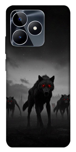 Чехол itsPrint Horror wolfs для Realme C53
