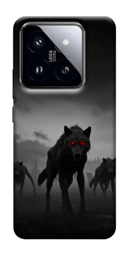 Чохол itsPrint Horror wolfs для Xiaomi 14 Pro