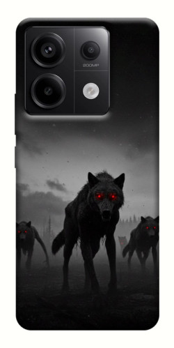 Чехол itsPrint Horror wolfs для Xiaomi Redmi Note 13 Pro 4G