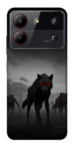 Чехол itsPrint Horror wolfs для ZTE Blade A54 4G