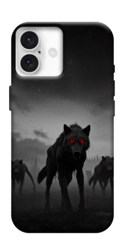 Чехол itsPrint Horror wolfs для Apple iPhone 16 Plus (6.7")