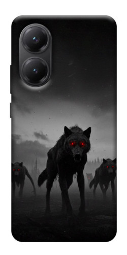 Чехол itsPrint Horror wolfs для Xiaomi Poco X7 Pro