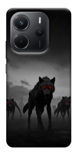 Чехол itsPrint Horror wolfs для Xiaomi Redmi Note 14 4G (Int. version)