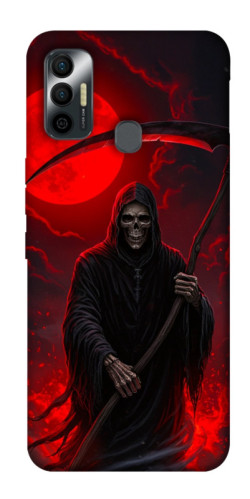 Чохол itsPrint Red moon reaper для TECNO Spark 7