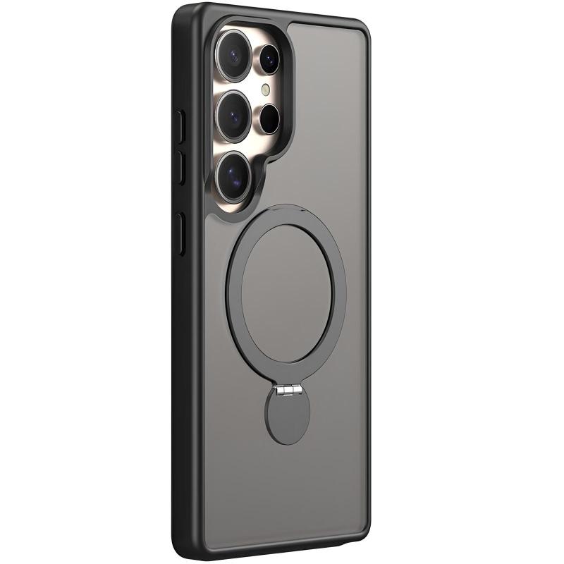 TPU+PC чохол MagSafe Colorful HQ Ring для Samsung Galaxy S24 Ultra на малюнкі №1