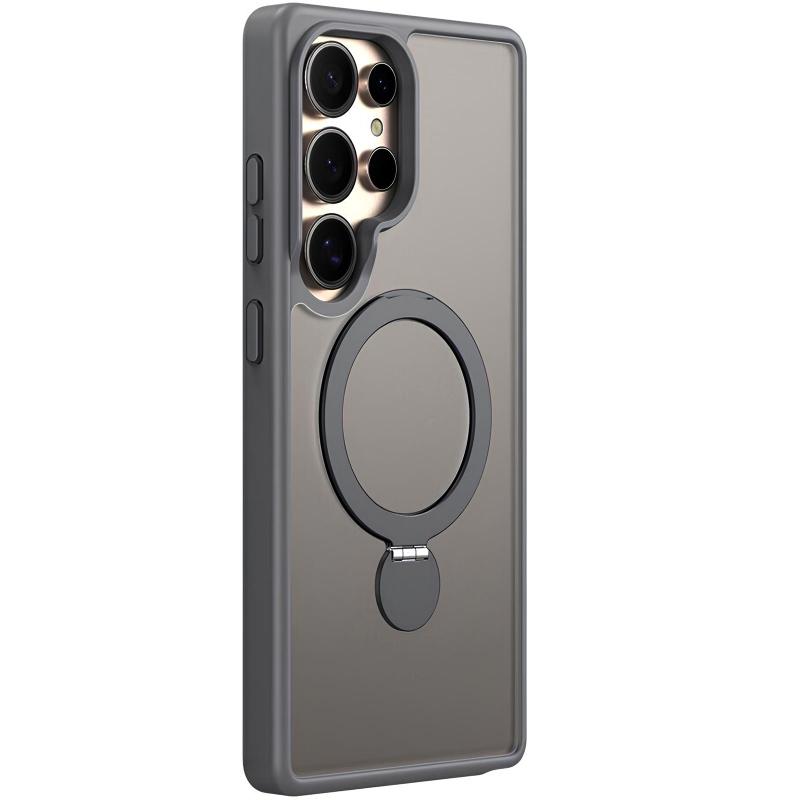 TPU+PC чохол MagSafe Colorful HQ Ring для Samsung Galaxy S25 Ultra на малюнкі №1