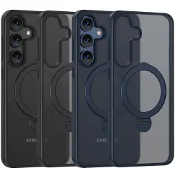 TPU+PC чохол MagSafe Colorful HQ Ring для Samsung Galaxy S25+